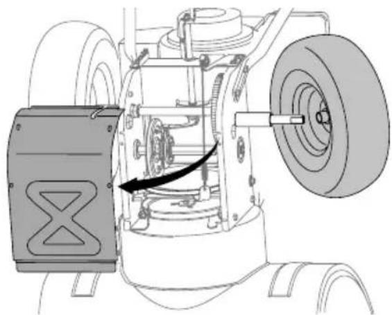 TROY-BILT Arctic Storm 3010 XP - Friction Wheel Removal (Multi-Speed Non-Steerable 600 Series) - 1
