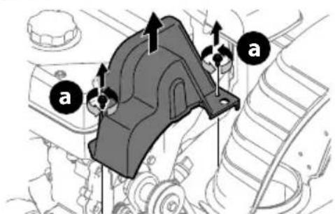 TROY-BILT Storm 2425 - Remplacement de la courroie d'entraînement de tarière Procédez comme suit pour remplacer la courroie des tarières : - 1