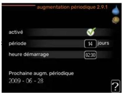 Nibe VVM 225 - heure demarrage - 1