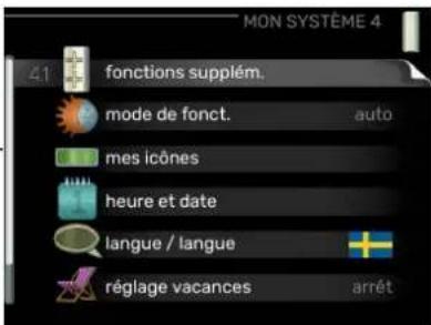 Nibe VVM 225 - Sous-menus - 1