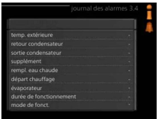 Nibe VVM 310 - JOURNAL DES ALARMES - 2
