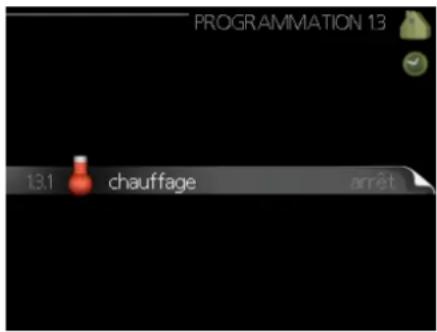Nibe BASVM 102006 - Menu 1.3-Programmation - 1