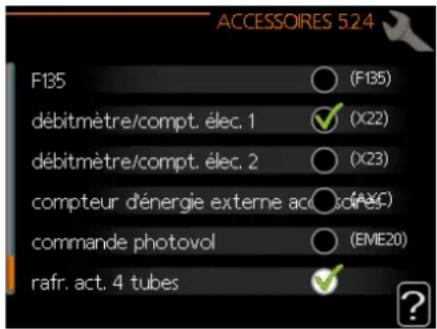 Nibe BASVM 102006 - ACTIVATION DU RAFRAÎCHISSEMENT 4 TUBES - 1