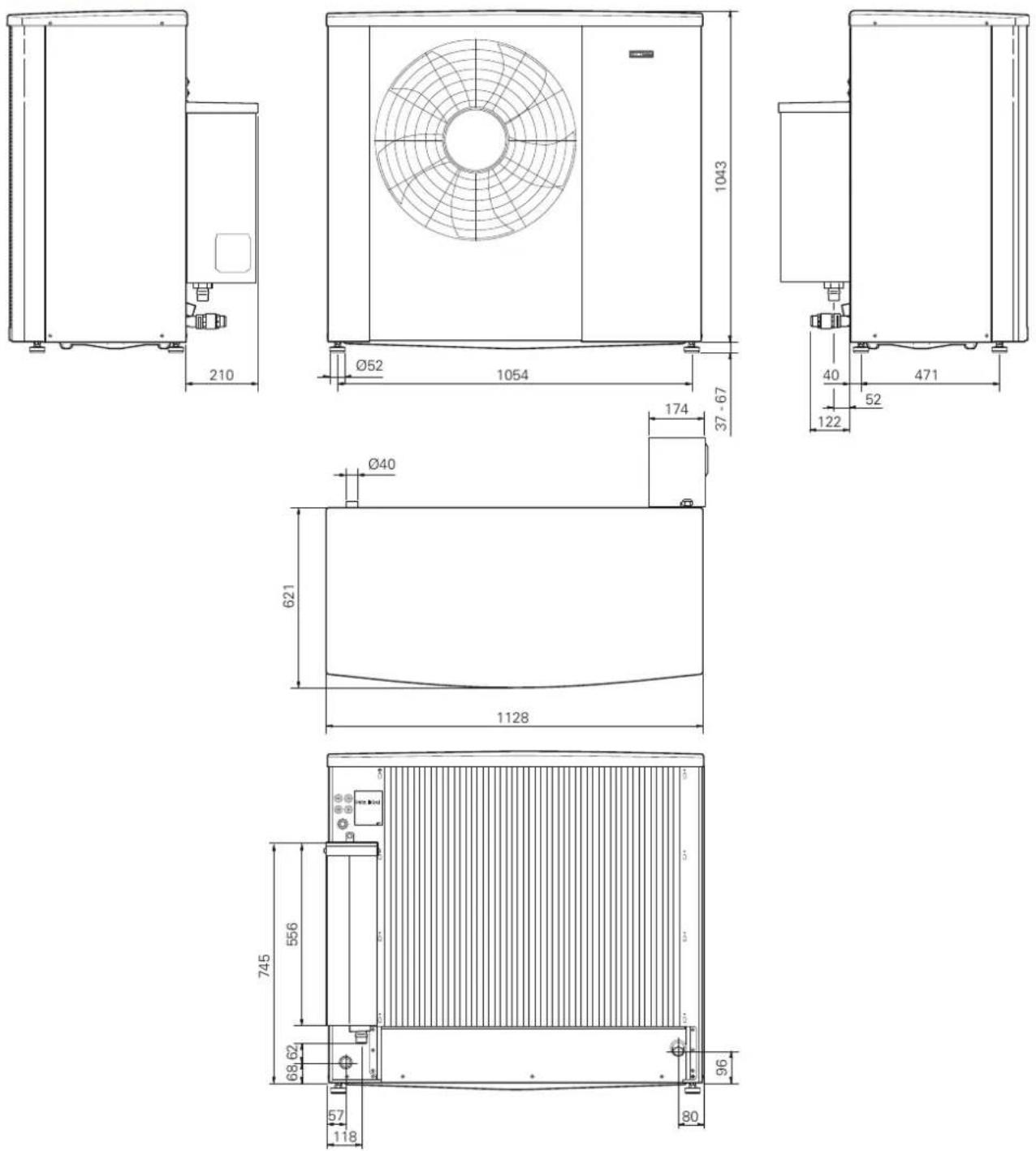 Nibe S21258 - Données techniques - 1