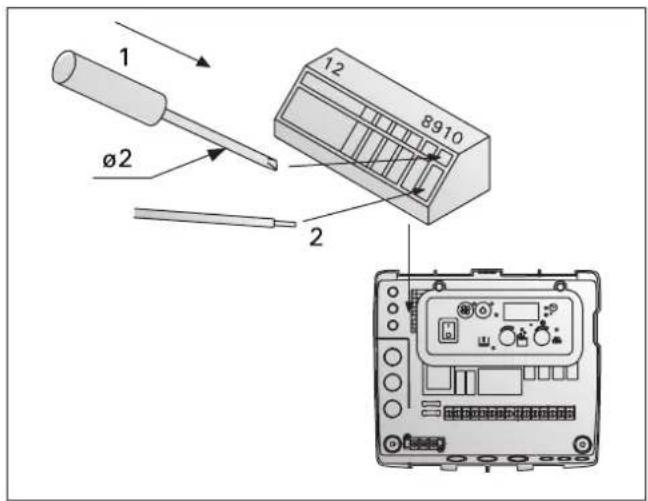 HARVIA C105S - Montage an der Wand - 3