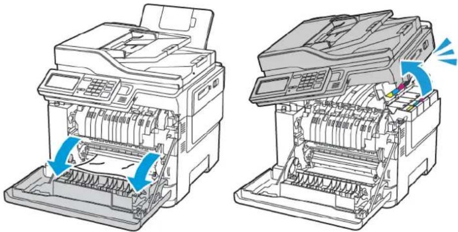 XEROX C315I - Incident papier derrière la porte A - 2