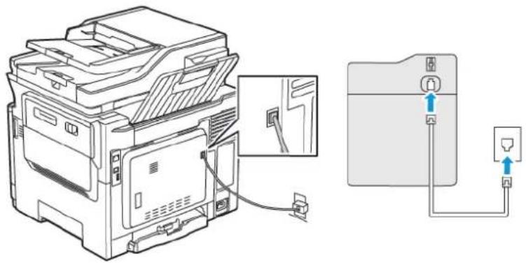 XEROX C315I - CONFIGURATION DE LA TÉLÉCOPIE À L'AIDE D'UNE LIGNE TÉLÉPHONIQUE STANDARD - 4