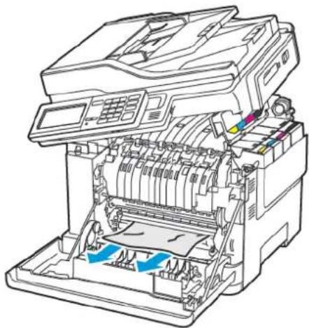 XEROX C315I - Incident papier derrière la porte A - 4