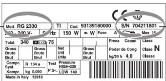 HOTPOINT E4D XC1 - Servicio de assistencia的技术ica (SAT) - 1