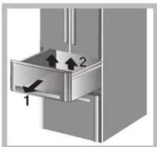 HOTPOINT E4D XC1 - Estante oculto\* - 1