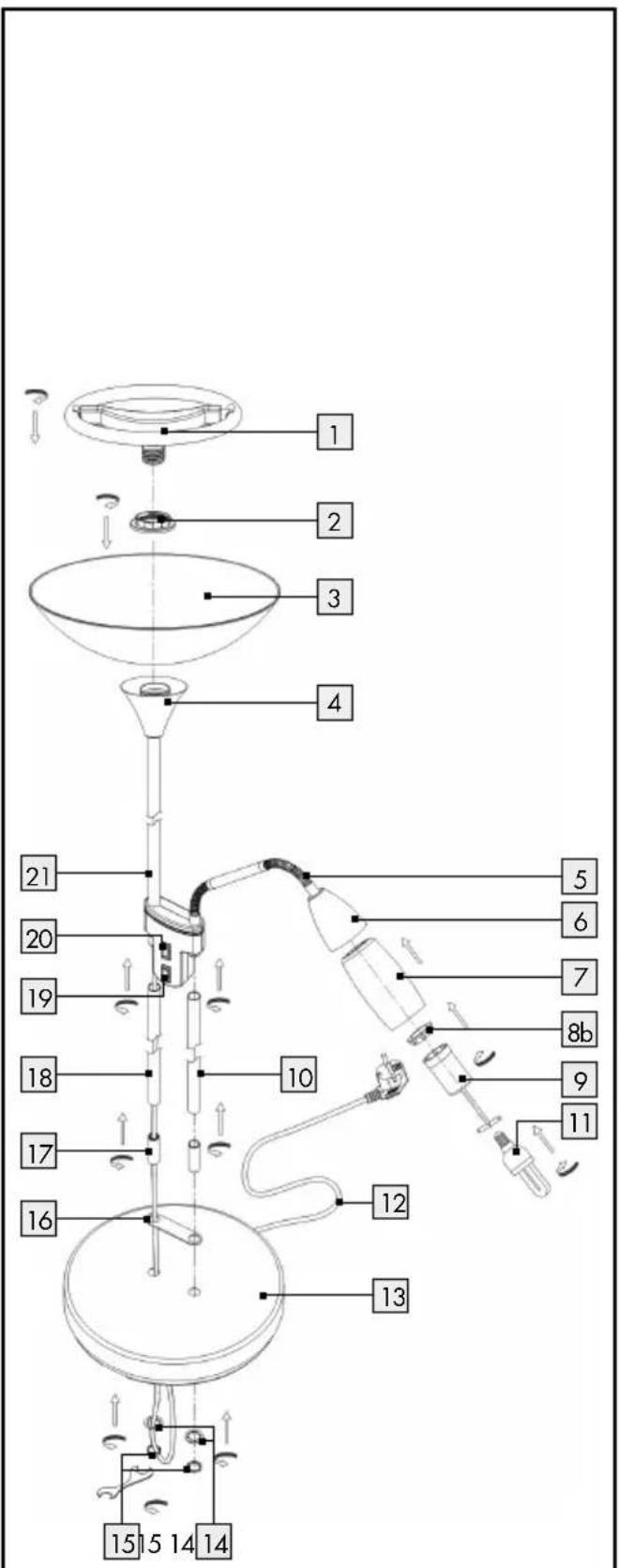 Livarno Lux IAN 91032 - lampaDairE - 2