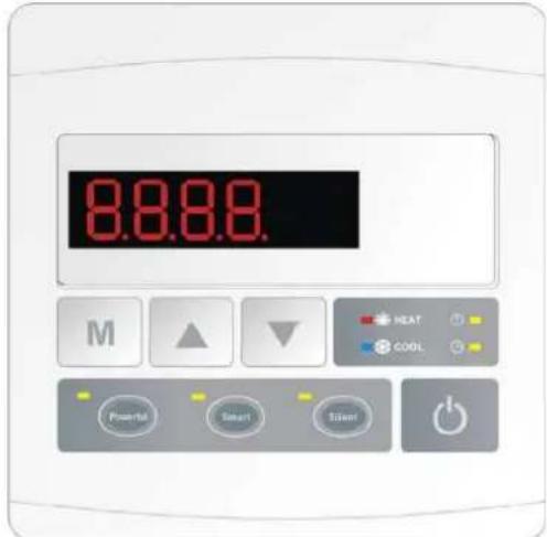 ASTRALPOOL Bering - Functies van het LED bedieningspaneel - 1