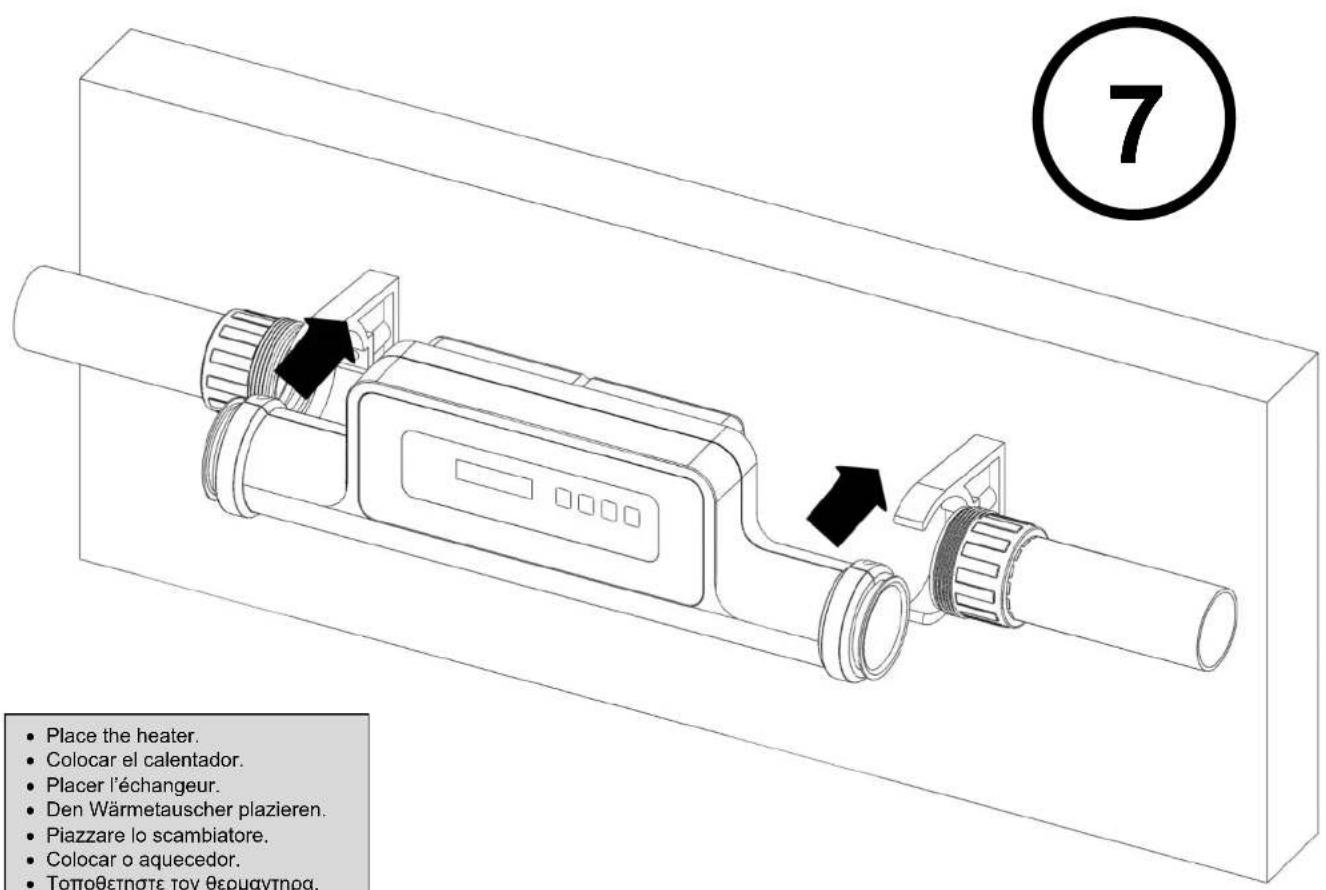 ASTRALPOOL Compact ElectricHeat - INSTALLATION – INSTALACION – INSTALLAZIONE – INSTALAÇÃO – EΓΚΑΤΑΣΤΑΣΗ - 7