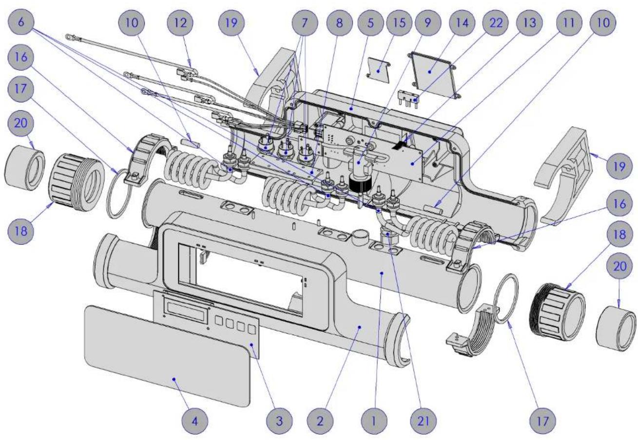ASTRALPOOL Compact ElectricHeat - GRÖBE / DIMENSIONI / DIMENSÕES / ΔΙΑΣΤΑΣΕΙΣ - 3