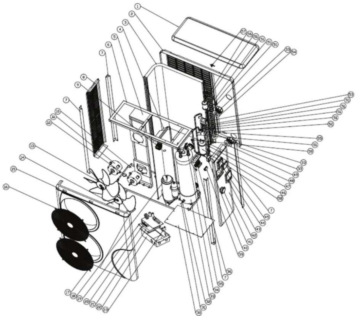 ASTRALPOOL ProElyo Inverter - 1 Exploded Diagram - 2