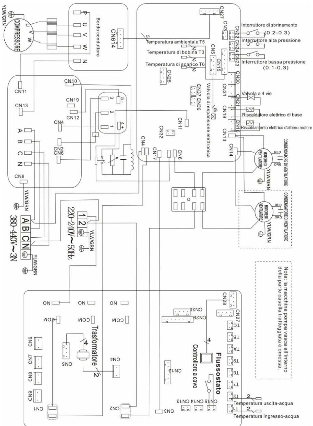 ASTRALPOOL ProElyo Inverter - DIAGRAMMA CABALAGGIO DELLA POMPAP RISCALDAMENTO DELLA PISCINA DI NUOTO INVERTITORE - 1