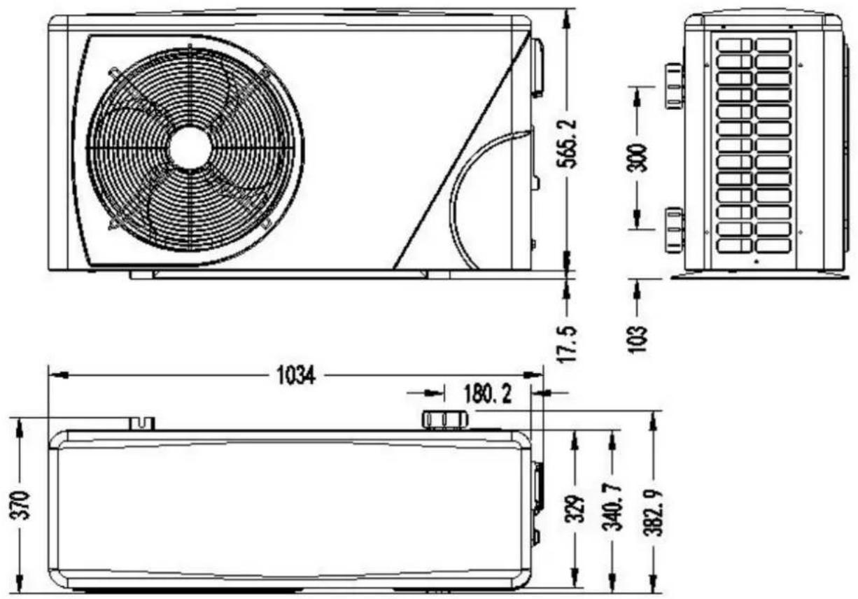 ASTRALPOOL Elyo Smart NN - Afmetingen - 1