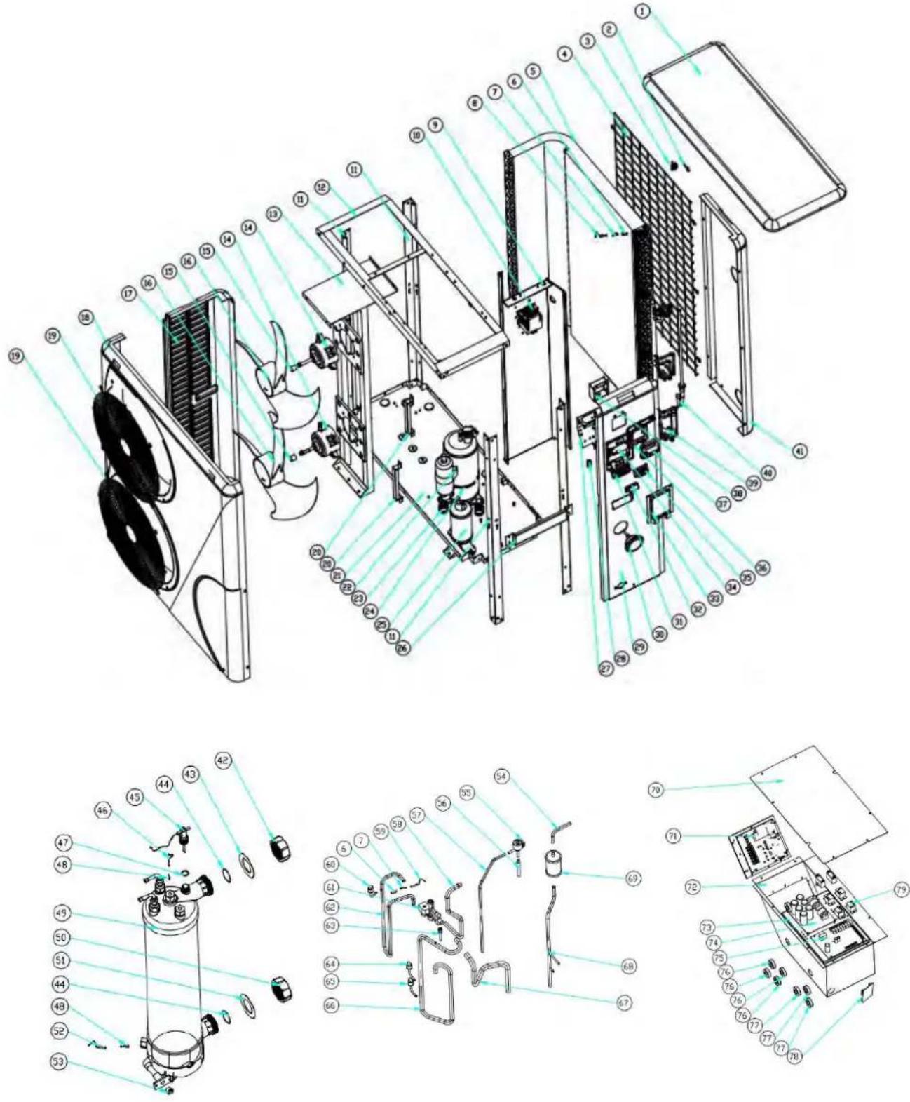 ASTRALPOOL Elyo Smart NN - Explosionszeichnung und Wartung - 1