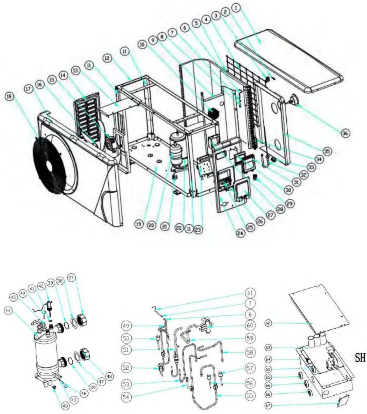 ASTRALPOOL Elyo Smart NN - 1 Exploded Diagram - 1