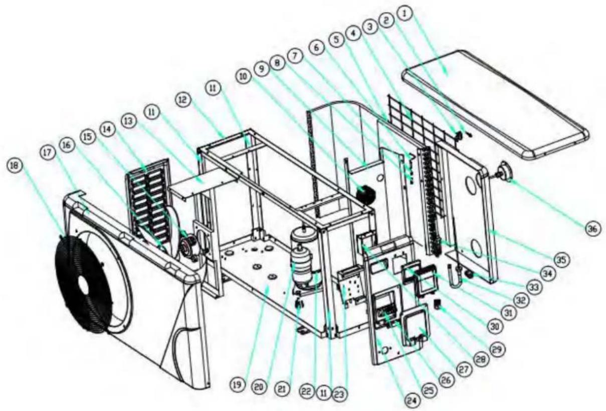 ASTRALPOOL Elyo Smart NN - Explosionszeichnung - 1