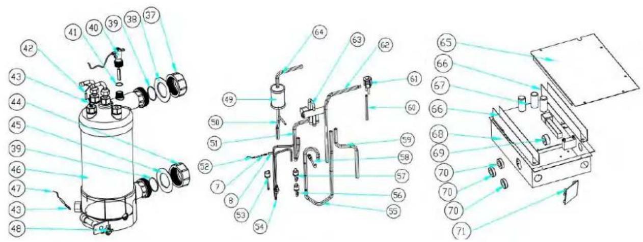 ASTRALPOOL Elyo Smart NN - Open geklapt diagram - 2