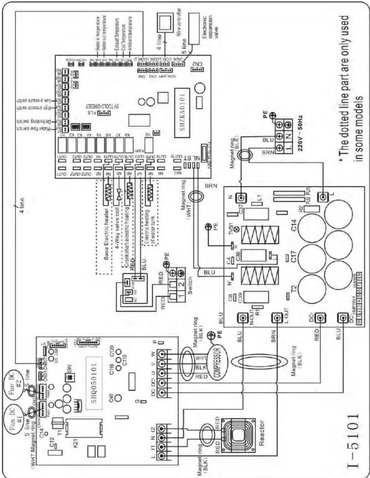 ASTRALPOOL Elyo Smart NN - Umrichter Schwimmbad Wärmepumpe Schaltplan - 1