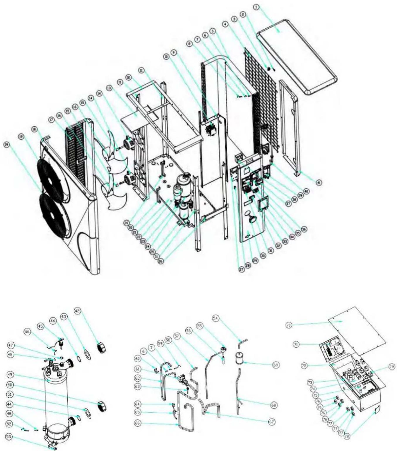 ASTRALPOOL Elyo Smart NN - Exploded Diagram - 1