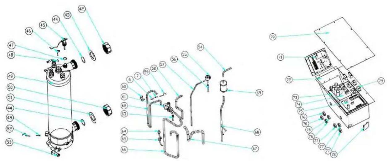 ASTRALPOOL Elyo Smart NN - Open geklapt diagram - 1