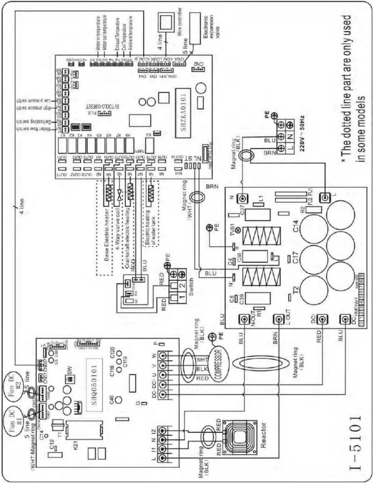 ASTRALPOOL Elyo Smart NN - ZWEMBAD WARMTEPOMP BEDRADING SCHEMA - 1