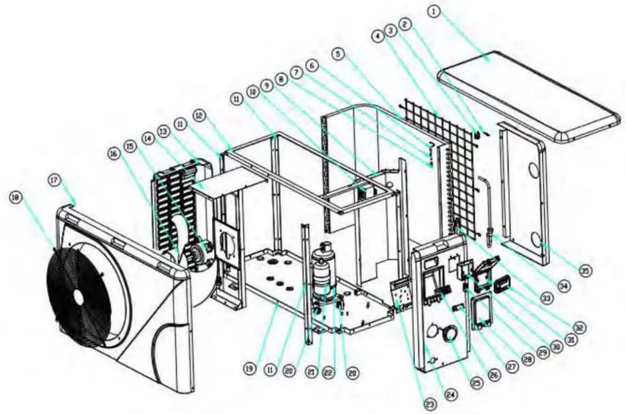 ASTRALPOOL Elyo Smart NN - Diagramma esploso e Manutenzione - 1