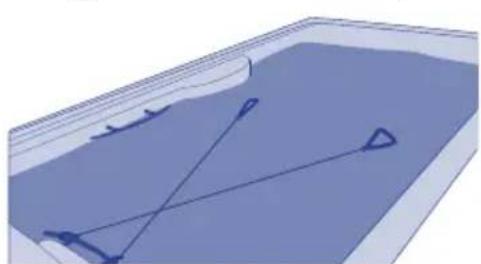 ASTRALPOOL Ocean 70 - EMPFOHLENE BEFESTIGUNG DER SCHNUR - 1