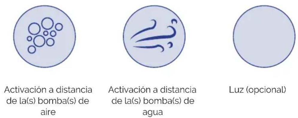 ASTRALPOOL Tokyo 70 - Control a distancia (botones de spa) - 1