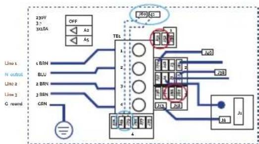 ASTRALPOOL Pacific 70 - DREIPHASENLEITUNG 400V - 1