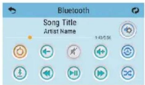 Bluetooth Song Title Artist Name 1:40/5:56