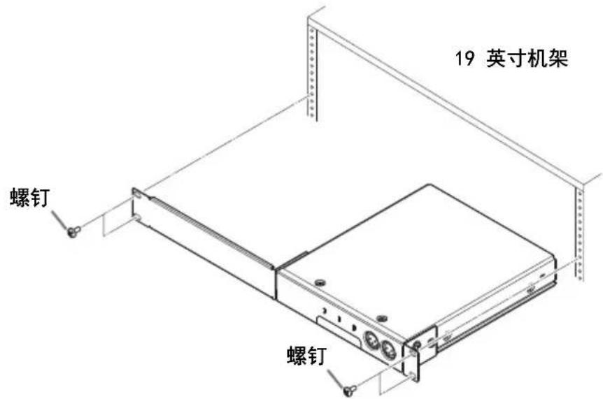 YAMAHA RMCR - 将金属固定装置连接到 19 英寸机架。 - 1