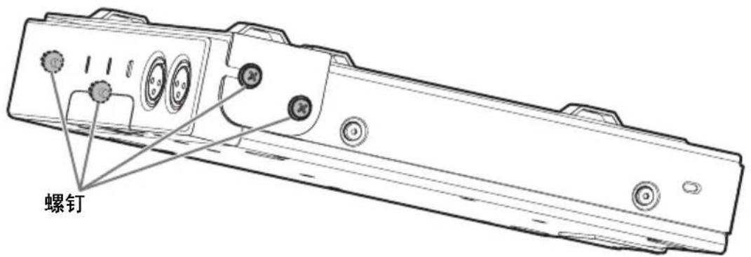 YAMAHA RMCR - 4.拧紧安装附件安装孔中的四颗螺钉。 - 1