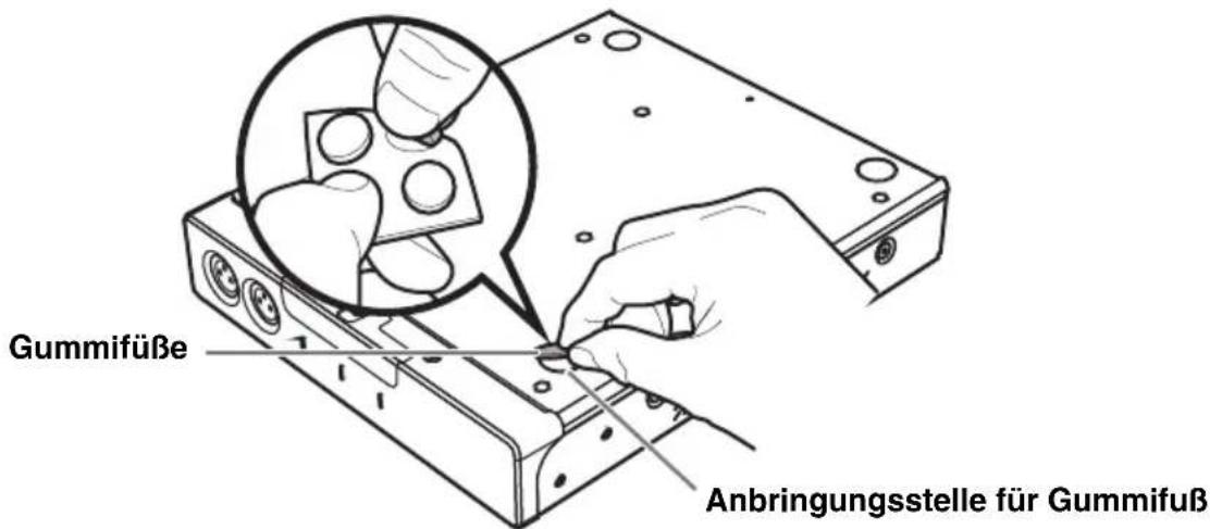 YAMAHA RMCR - ①Anbringungsstellen für Gummifüße - 1
