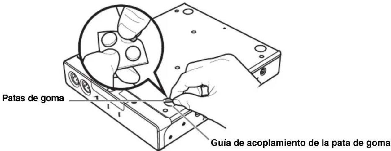 YAMAHA RMCR - ①Guías de acoplamiento de las patas de goma - 1