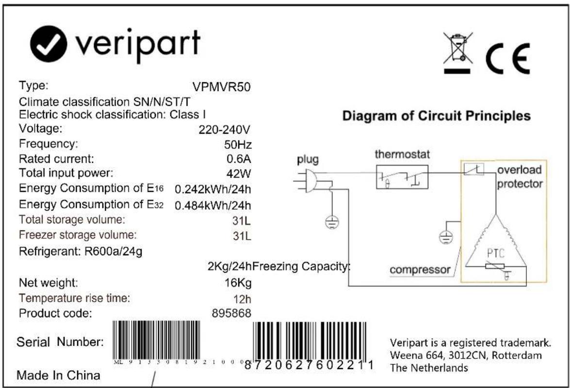 Veripart VPMVR50 - 3