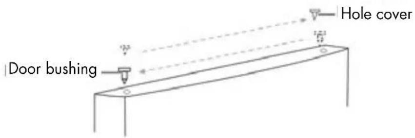 Veripart VPKVC144W - REVERSING THE DOOR SWING - 7