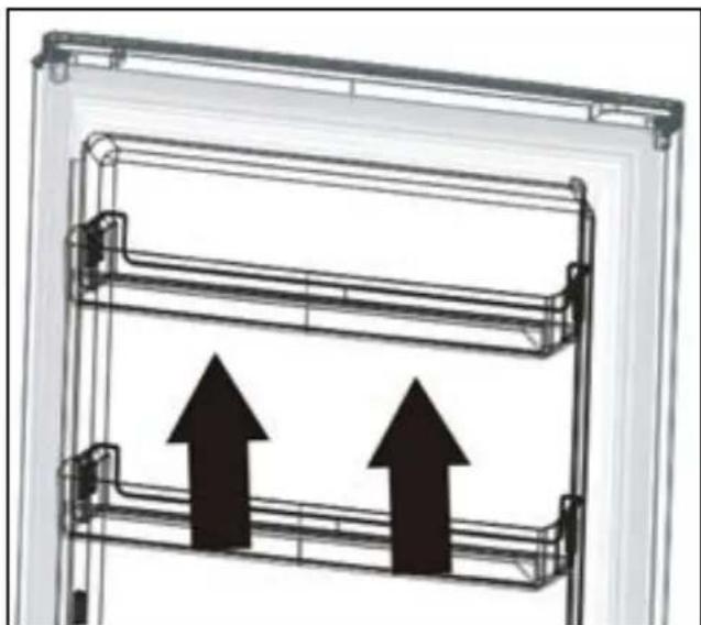 Veripart VPKVC144Z - Adjustable shelves / door compartments - 2
