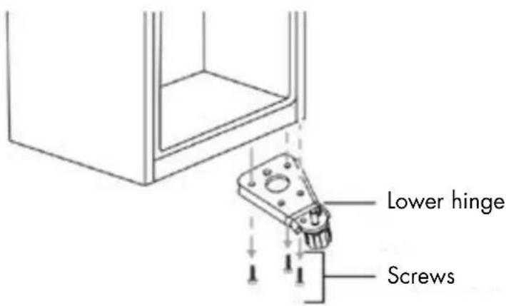 Veripart VPKVC144Z - REVERSING THE DOOR SWING - 3