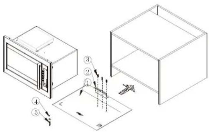 SMEG MI20XU - MICRO-ONDES ENCASTRABLES 20L MANUEL D'INSTALLATION DU FOUR - 1