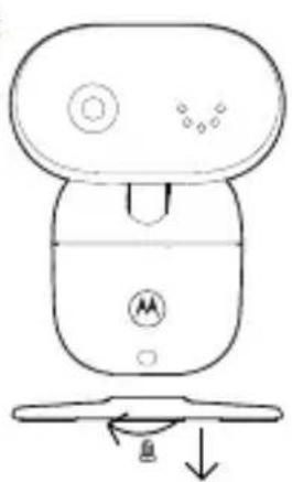 MOTOROLA PIP1010 - Montaggio a parete dell'unità fotocamera - 6