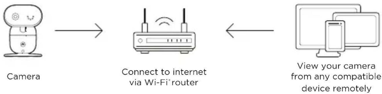 MOTOROLA PIP1010 - Connect to Wi-Fi® and use the Nursery App - 1