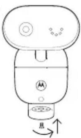 MOTOROLA PIP1010 - De camera-eenheid aan de muur bevestigen - 7