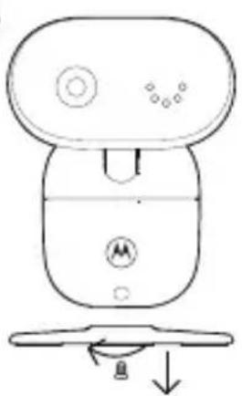 MOTOROLA PIP1010 - Häng kameraenheden op på væggen - 4