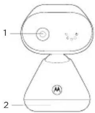 MOTOROLA PIP1500 - Unidade do bebé (câmara) - 1