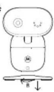 MOTOROLA PIP1610 HD Connect - Wall mount the baby (camera) unit - 4