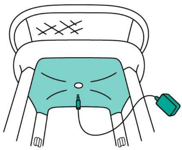 4moms mamaRoo sleep - Push bars into slots. - 3